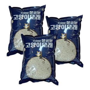 잘굳는 고양이모래 프리미엄 5.8kgx3개, 무향 와이오밍 벤토나이트모래