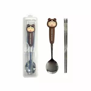 탑탑리빙 짱구는못말려 곰 수저 케이스 세트C03414