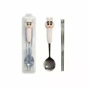 탑탑리빙 짱구는못말려 토끼 수저케이스 세트C03384