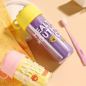 휴대용 양치컵 치약 칫솔통 사무실 학교 어린이집 욕실컵 물컵