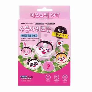 비앤씨 캔디걸 코스메틱마스크팩 세트 얼굴팩 어린이동물마스크팩 캐릭터마스크팩