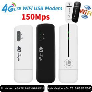 4G LTE 무선 라우터 150Mbps USB 동글 SIM 카드 모뎀 스틱 모바일 광대역 와이파이 어댑터 홈 오피스
