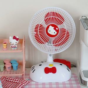 테이블선풍기 탁상형선풍기 헬로키티굿즈 산리오콜라보 휴대용