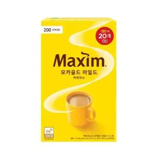 동서식품 맥심 모카골드 마일드 커피믹스 200T(180T+20T)