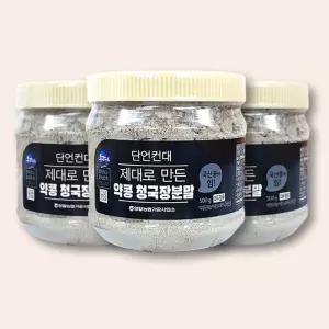 영월농협 동강마루 쥐눈이콩 약콩 청국장 분말 500g x 3개 / 국산콩 건강 발효분말