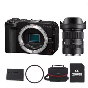 캐논EOSR50 V (BODY)+시그마18-50mm여행용패키지 미러리스 카메라 ok