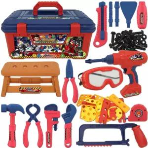 R 헬로카봇 카봇 공구박스 전동드릴+공구키트 세트 cb-2405 장난감 보관함 선물