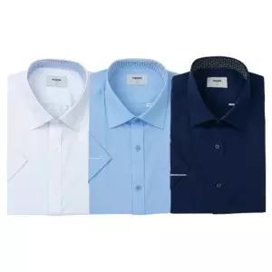 [갤러리아] 레노마셔츠(반소매 슬림핏) 트윌 스판 셔츠3종택1RZUSL0-010-WH1