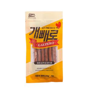 펫 슈퍼츄 개빼로 오리고기+치즈껌 70g