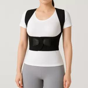 자세교정밴드 라운드숄더 바른 자세 교정기 말린 굽은 등 어깨 목 척추 허리 체형