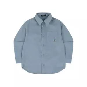 캉골키즈 코듀로이 베이직 셔츠 RC 0104 블루
