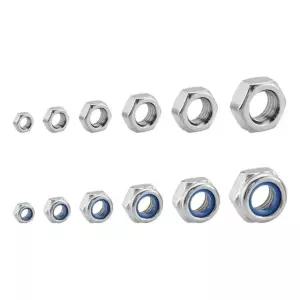 스테인리스 락너트 풀림방지 육각너트 175pcs 세트 (WFJKAIE)