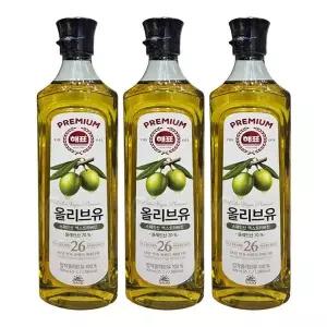 해표 올리브유 900mlx3개
