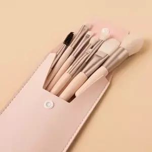 여행용 화장 휴대용 메이크업 브러쉬 8종 세트 미니 붓 (WFJTZZ1)