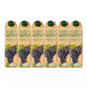 돈시몬 무설탕 NFC 착즙주스 1L 적포도주스 6개