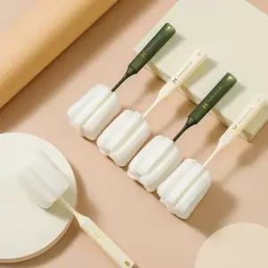 텀블러 물병 와인잔 스펀지 세척솔 베이지 (WFJVRZJ)