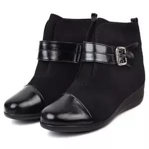 여성 앵클부츠 키높이 웨지 통굽 데일리 슈즈 통굽부츠 여자정장구두 여자키높이신발
