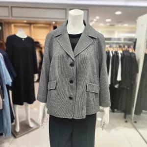잔체크 A라인 자켓  J5C9J-01-1 339_BP