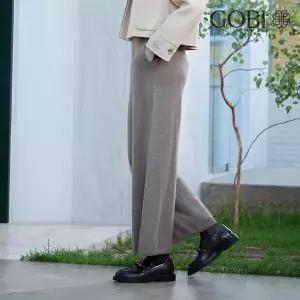 [런칭가 449000원] 고비(GOBI) 캐시미어100 와이드 팬츠