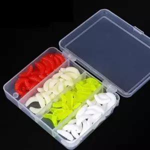 루어낚시 밑밥 웜100EA 산천어 민물 지렁이 미끼-WFHBQHO