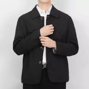 남성 간절기 반코트 트렌치 자켓 가을 점퍼 하프 코트 (WFK3CDF)