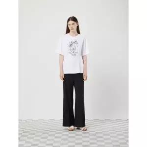 [CC콜렉트](강남점)사이드 셔링 프린트 티_C253PSM028