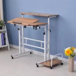 각도조절 높이조절 고급 책상 조립식 스탠딩 테이블 우드 (WFK3TE5)