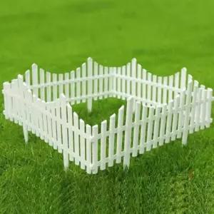 울타리 펜스 조립 플라스틱 화단 마당 베란다 4개입 (WFK28AF)