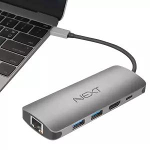 NEXTU NEXT-318TCH-PD 4in1 C타입 4K HDMI 디스플레이 컨버터 s-des