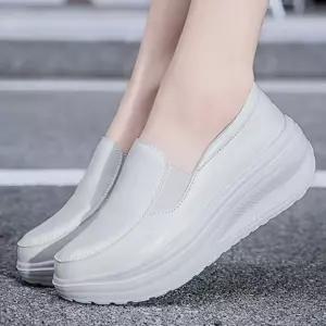 5cm 키높이 쿠션 간호사 슬립온 실내화 발편한 실내화 230-260 프리미엄 키높이 간호화 슬리퍼 실내화