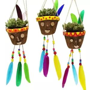 [하프클럽/알티피아]글로벌이지 인디언 코코넛 화분 다육이 (1인용)