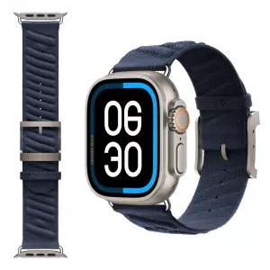 새롭게 출시된 Apple Watch Hermes 49mm 블루 뉘 En Mer 밴드