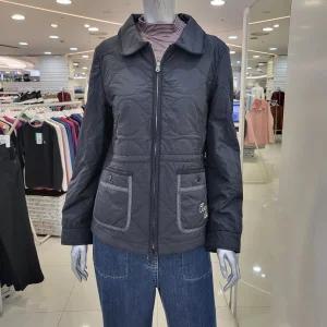 [모다아울렛][크로커다일레이디]물결 퀄팅 경량패딩CLEWPD204-BK_BP