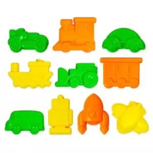 어린이 모래놀이 몰드 미니 교통 10개입 1P 촉감놀이 (WFK7ID3)