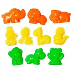 어린이 모래놀이 몰드 사파리 10개입 1P 촉감놀이 (WFK7ICW)