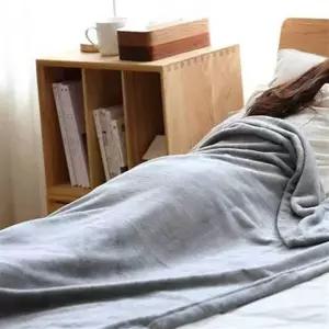 밍크 담요 포근한 부드러운 1인용 극세사 담요 간절기 겨울 침대 차량용 사무실 이불 수면