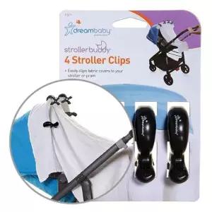 유모차이불집게 다용도 유모차 클립 블랙 4개입 1P 블랭킷 이불 집게