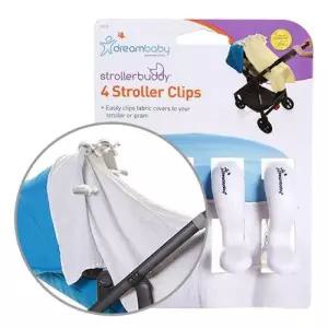 유모차이불집게 다용도 유모차 클립 화이트 4개입 1P 이불 담요 집게