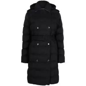 버버리 25FW 블랙 켄트 구스 다운 롱 자켓 KENT 8110313