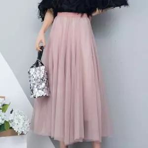 여성 3컬러 우아한 여신핏 롱스커트 샤스커트 발레룩