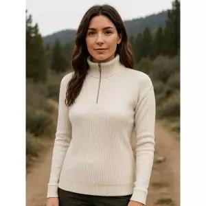 [아웃도어스/마운티아]여성 겨울 집업 티셔츠 실버그레이_1MQTSW2502