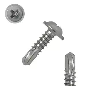 스텐 직결피스 와샤머리 8X16 1봉지 기리 나사 철판 목재 볼트 피스 나사못 고정