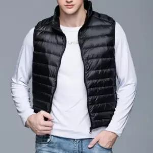 남자 겨울 아웃도어 경량 패딩 조끼 베스트 간절기 (WFKA98J)
