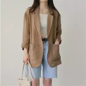 오피스룩 캐쥬얼재킷 롱재킷 롱자켓 캐쥬얼자켓 코디 (WF7A5F5)