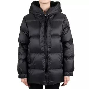 막스마라 더 큐브 25FW 여성 세이아 후드 다운 패딩 블랙 SEIA 009