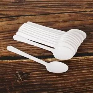 다회용 수저 10개입 백색 플라스틱 숟가락 (WFCEB40)