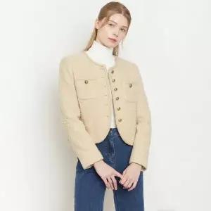 [케네스레이디](신세계 사우스시티)[BYLYNN] 버튼포인트 부클 울 자켓 EWJKOK0100