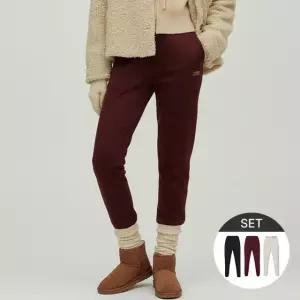 [KAKAO FRIENDS] 여성 기모 조거팬츠 3종세트