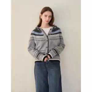 갤러리아 [미니마리]자카드후디가디건 (MMA4CD16)