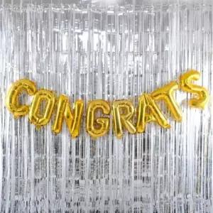 메세지은박풍선세트축하골드 기념일 파티용품 은박풍 메세지풍선 호일풍선 생일파티